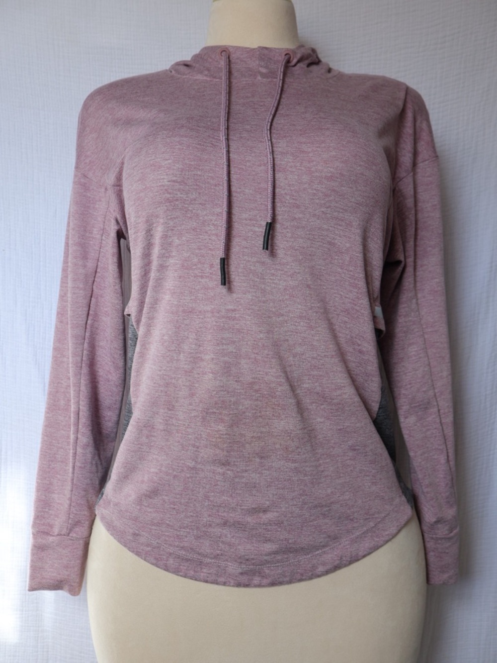 Tangerine Heathered Dusty Rose Pullover Hoodie